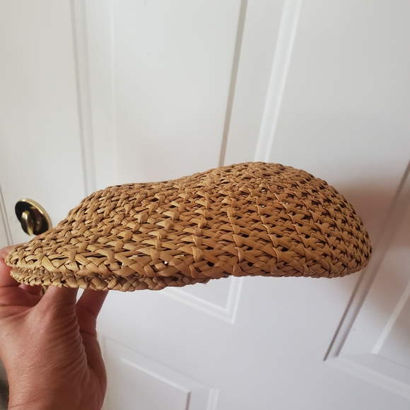 Vtg 1950's Straw Casquette Hat Made in USA size M - Picture 13 of 13